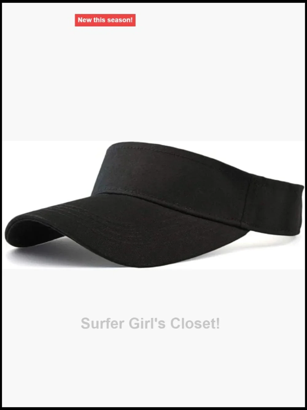 Unisex Cotton Sun Visor Hat with Adjustable Strap for Sports